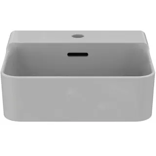 IS Handwaschbecken Conca 1 Hl. m.Ül. 400x350x165mm geschliffen Weiß