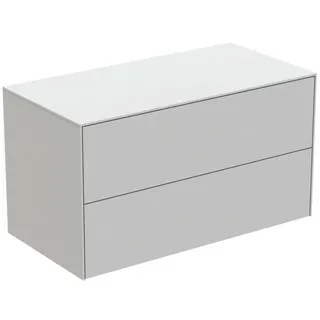 Ideal Standard Waschtisch-Unterschrank Conca, 2 Auszüge, o.Ausschnitt, 1002x505x550mm, Weiß – Bild 2
