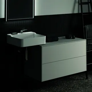 Ideal Standard Waschtisch-Unterschrank Conca, 2 Auszüge, o.Ausschnitt, 1002x505x550mm, Weiß – Bild 5