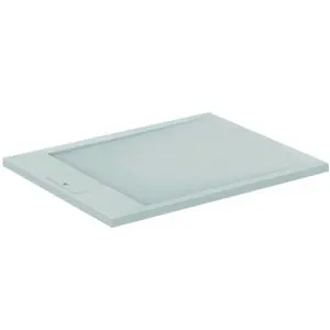 IS Rechteck-BRW Ultra Flat S i.life 900x700x30mm Carraraweiß