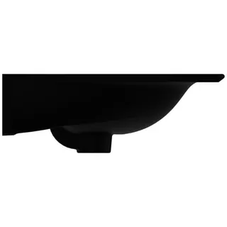 Ideal Standard Möbelwaschtisch Connect Air 1 Hahnloch mit Überlauf 640x460x165mm Schwarz – Bild 3