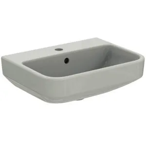 Ideal Standard Waschtisch i.life S 1 Hahnloch mit Überlauf 500x370x180mm Weiß