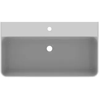Ideal Standard Waschtisch Conca, 1 Hahnloch, ohne Überlauf, 800x450x145mm, geschliffen, Weiß m.IP – Bild 2