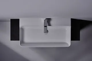 Ideal Standard Waschtisch Conca 1 Hahnloch mit Überlauf 800x450x165mm geschliffen Weiß – Bild 5
