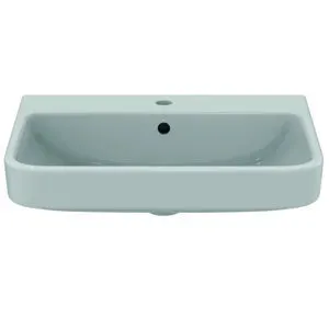 Ideal Standard Waschtisch i.life B 1 Hahnloch mit Überlauf 600x480x180mm Weiß – Bild 4