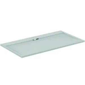 IS Rechteck-BRW Ultra Flat S i.life 1700x800x30mm Carraraweiß
