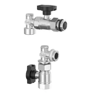 FL Verteileranschluss-Set senkrecht DN20 G1i x G1a MS vern.