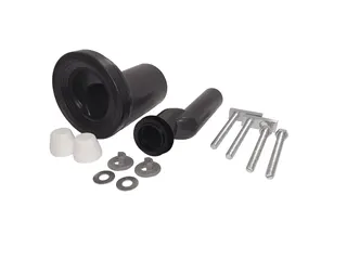 TECE Anschlussset etagiert 25 mm, DN 90, für wandhängende WCs