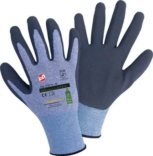 Feinstrickhandschuh Goes Green Gr.10 bla u/dunkelblau EN ISO 21420,EN 388 PSA II