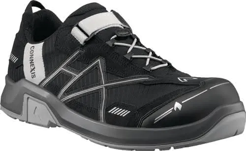 Sicherheitsschuh CONNEXIS low Gr.9 (43) schwarz/silber S1P HRO HI CI SRC ESD