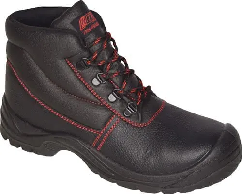 Sicherheitsstiefel BASIC STEP MID Gr.42 schwarz S3 SRC EN20345 Volleder NITRAS