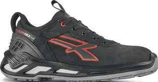 Sicherheitsschuh TUCKER Gr.40 schwarz/ro t S3 CI SRC ESD EN20345 Leder U.POWER
