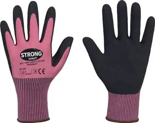 Handschuhe LADY FLEXTER Gr.6 pink/schwar z EN 420/EN 388 PSA II STRONGHAND
