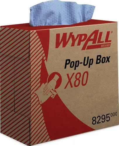 Wischtuch WypAll® X80 8295 L427xB212ca.m m blau 1-lagig 5 Boxen/KT WYPALL