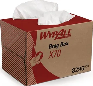 Wischtuch WypAll® X70 8296 L426xB282ca.m m weiß 1-lagig Box WYPALL