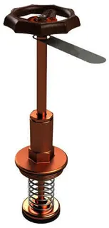 KEMPER KRV-Oberteil absperrbar m. RV, RG EPDM-Sitzdichtung DN50 f. Figur 137 02