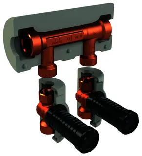KEMPER KHS Venturi-Strömungsteiler-Gr.UP dynamisch, DN50, Abg.DN25, VAV DN20, IG