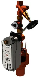 KEMPER Spülgruppe 24 V KHS Figur 684 01 m. CONTROL-PLUS, DN15, PN16
