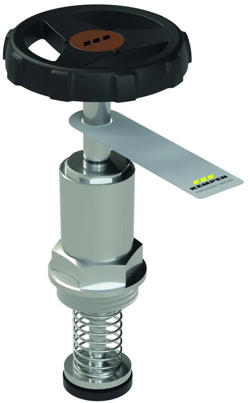 KEMPER NIRO KRV-Oberteil aus Edelstahl inkl. Rückflussverhinderer DN40