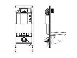nextVIT WC-Element Typ A31 SBH 120 – Bild 2