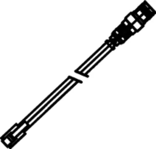 Adapterkabel RJ auf KCC 950 Air-WC (bis Baujahr 12.2008)