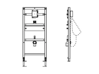 nextVIT Urinal-Element UP-Spülsystem SBH 120 Elektronisch/Mechanisch – Bild 3