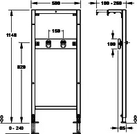 nextVIT Montageelement Dusch und Badewannenarmatur AP – Bild 3