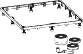 Duschwannen-Set Montagerahmen SF 2S+ Universal – Bild 2
