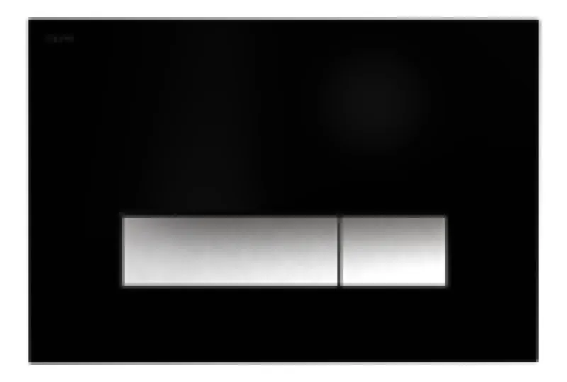 WC-Betätigungsplatte MEPA Orbit 2-M Kunststoff Mattschwarz