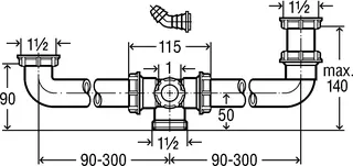 Viega Ablaufverbindung 792.3 in G1 1/2 Kunststoff weiss – Bild 4