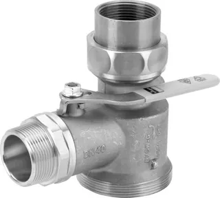 Viega Gaszähler-Kugeleckhahn G21115 in R1 1/2 x Rp1 1/2 Messing – Bild 2