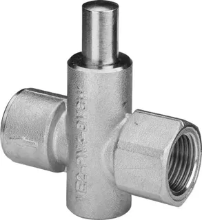 Viega Manometerdruckknopfventil G2590 in Rp1/2 Messing verchromt – Bild 2