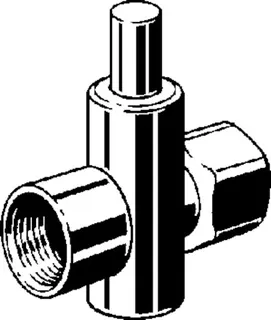 Viega Manometerdruckknopfventil G2590 in Rp1/2 Messing verchromt – Bild 3