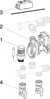 Viega Verteilerstation Fonterra 1254.2 mit Festwert – Bild 5