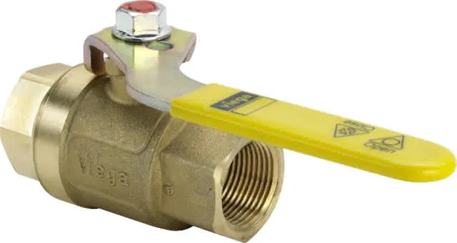 Viega Gaskugelhahn G2101 in Rp2 Messing