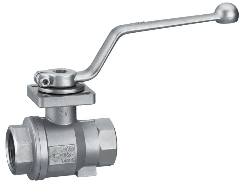 Gewinde-Kugelhahn Edelstahl 87E-1/2"-DVGW-W IG/IG PN10
