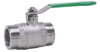 Gewinde-Kugelhahn Edelstahl 835.5-3/4" AG/AG Hebel PN40 (DN 15)