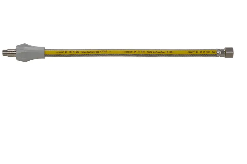 Gas-Sicherheitsschlauch DIN 3383 T1 GSS-RTD-750-NS/IG 1/2" MOP0,5 gelb