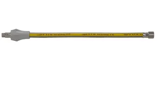 Gas-Sicherheitsschlauch DIN 3383 T1 GSS-RTD-1000-NS/IG 1/2" MOP0,5 gelb