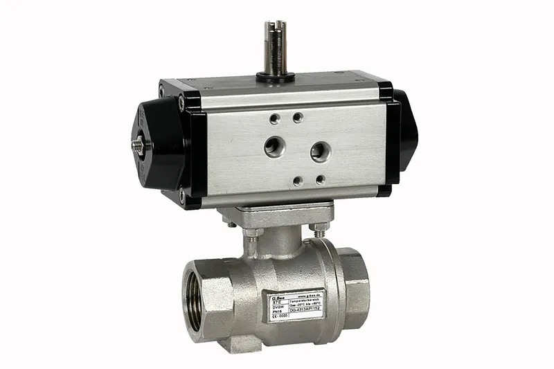 Automatik-Gewindekugelhahn Edelstahl AKP87E- 1 1/4"-AA-DAE63