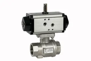 Automatik-Gewindekugelhahn Edelstahl AKP87E- 1 1/4"-AA-DAE63
