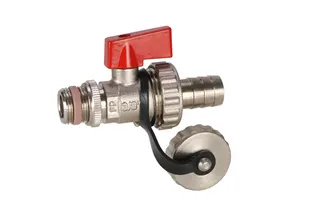 Kessel- Füll- und Entleerhahn Messing 191-3/8" KFE - BEE Kugelhahn