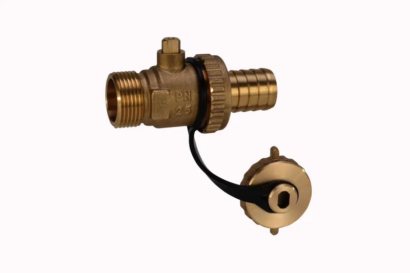 Kessel-Füll- und Entleerhahn Messing roh 193-3/8" KFE-Kugelhahn