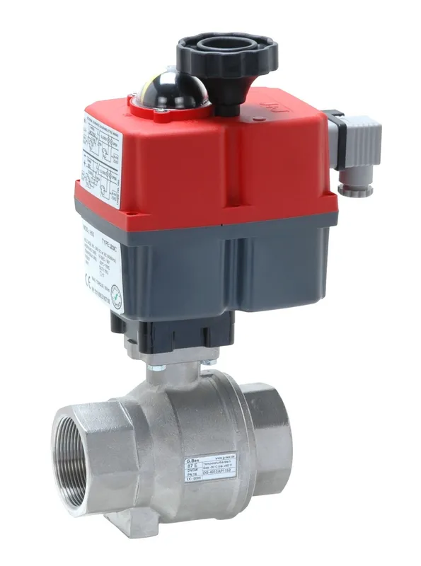 Automatik-Gewindekugelhahn Edelstahl AKE 87E-1/2"-AA-H10 110-240V AC/DC