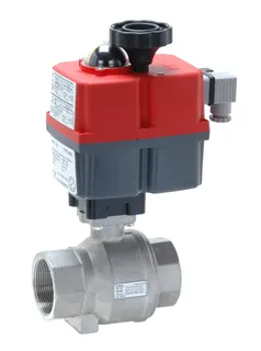 Automatik-Gewindekugelhahn Edelstahl AKE 87E-1/2"-AA-H10 110-240V AC/DC
