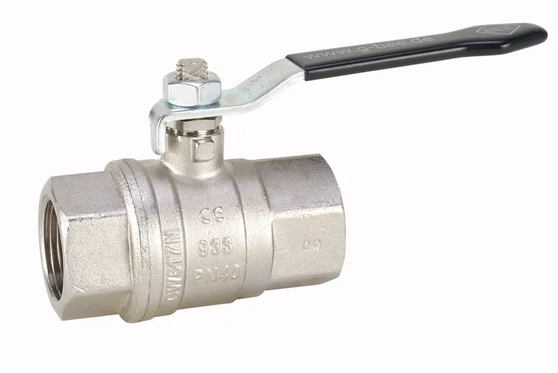 Gewinde-Kugelhahn Messing 933.0-1" IG/IG Hebelgriff PN40