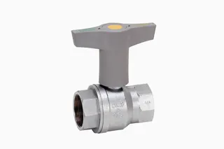 Gewinde-Kugelhahn Messing 984T.0-3/4" IG/IG ISO-T-Griff PN40