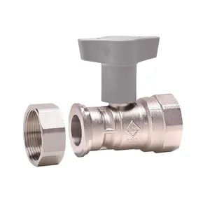 Pumpenkugelhahn Ms NI mit ÜWM ohne SV 982T.0 Rp 1 x G 1 1/2 mit ÜWM oh. SV