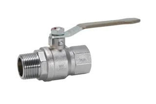 Gewinde-Kugelhahn Messing 984.1-2" IG/AG Hebelgriff PN40