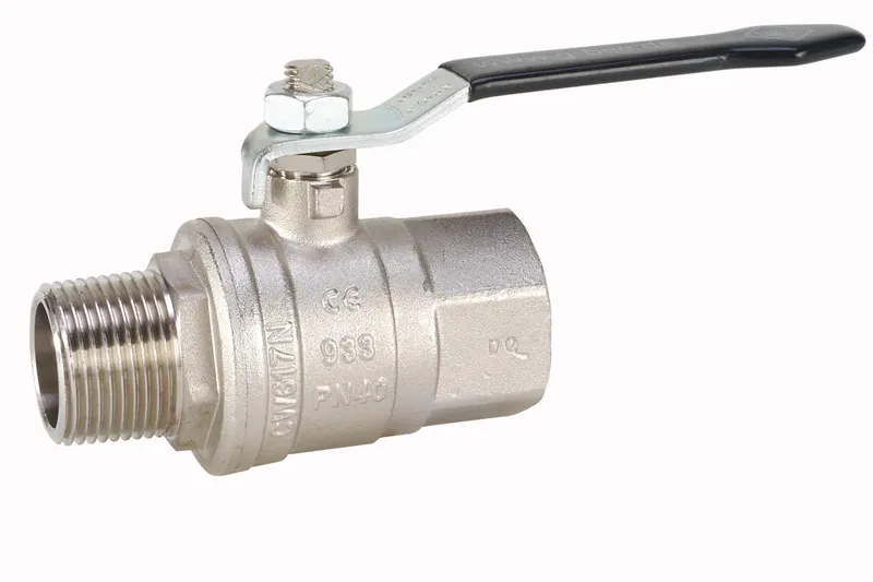 Gewinde-Kugelhahn Messing 933.1-3" IG/AG Hebelgriff PN16